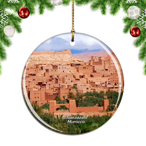 Morocco Ouarzazate Castle Christmas Ornament