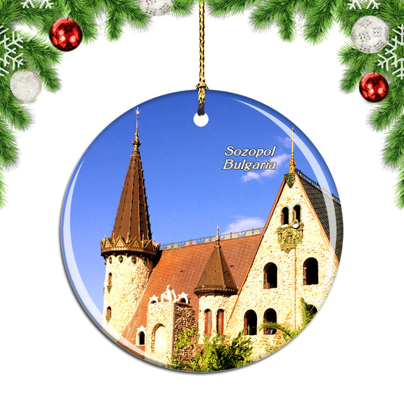 Ravadinovo Castle Sozopol Bulgaria Christmas Ornament