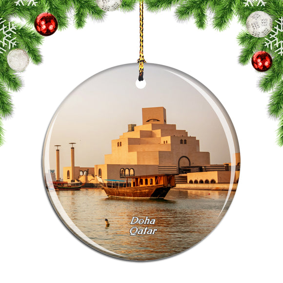 Museum of Islamic Art Doha Qatar Christmas Ornament