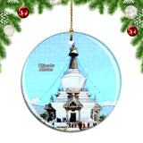 National Memorial Chorten Thimphu Bhutan Christmas Ornament