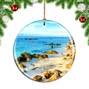 Nauru .png Christmas Ornament