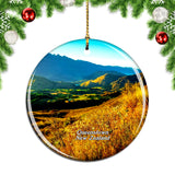 New Zealand Coronet Peak Queenstown Christmas Ornament