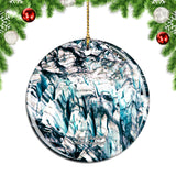 New Zealand Fox Glacier Christmas Ornament