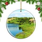 New Zealand Lake Rotorua Rotorua Christmas Ornament