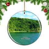 New Zealand Marlborough Sounds Picton Christmas Ornament