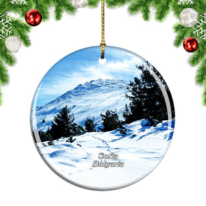 Vitosha Mountain Sofia Bulgaria Christmas Ornament