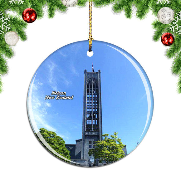 New Zealand Nelson Cathedral Christmas Ornament