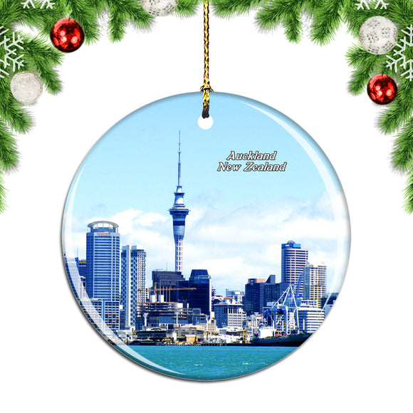 New Zealand Sky Tower Auckland Christmas Ornament