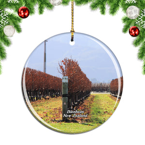 New Zealand Wither Hills Cellar Door Blenheim Christmas Ornament