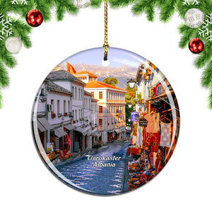 Gjirokaster Albania Christmas Ornament