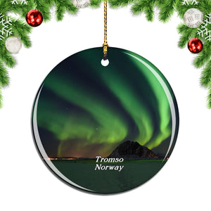 Norway Aurora Tromso Christmas Ornament