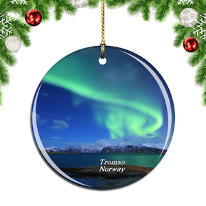 Norway Aurora Tromso Christmas Ornament