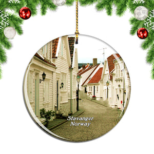 Norway Gamle Stavanger Christmas Ornament