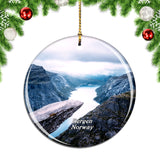 Norway Hardanger Fjord Bergen Christmas Ornament