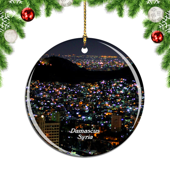 Old City Damascus Syria Christmas Ornament