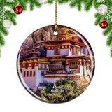 Paro Dzong Bhutan Christmas Ornament