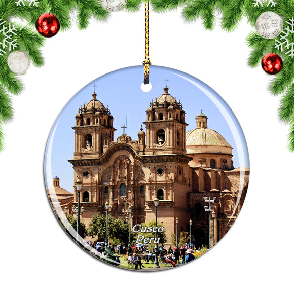 Peru Cusco Cathedral Christmas Ornament