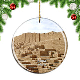 Peru Huaca Pucllana Lima Christmas Ornament