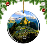 Peru Machu Picchu Christmas Ornament