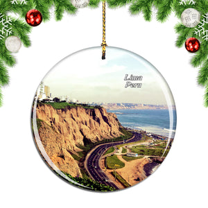 Peru Miraflores Lima Christmas Ornament