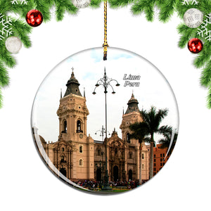 Peru Parade ground Lima Christmas Ornament