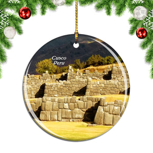 Peru Sacsayhuaman Cusco Christmas Ornament