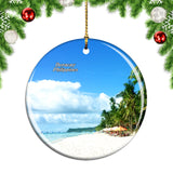 Philippines Boracay Christmas Ornament