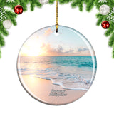 Philippines Friday Beach Boracay Christmas Ornament