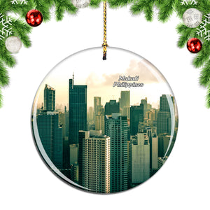 Philippines Makati Christmas Ornament