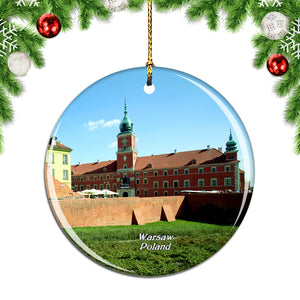 Poland Old Town Warsaw Christmas Ornament