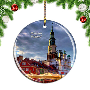 Poland Poznan Christmas Ornament