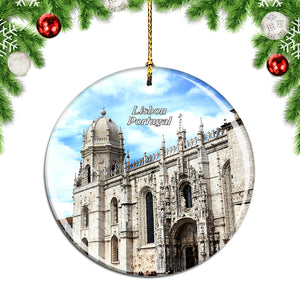 Portugal Jer¨®nimos Monastery Lisbon Christmas Ornament