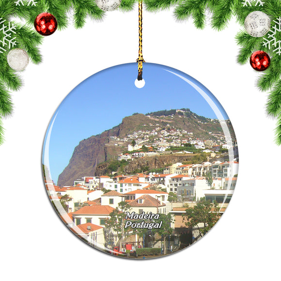 Portugal Pico Fort Madeira Christmas Ornament