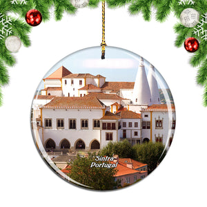 Portugal Sintra Palace Christmas Ornament