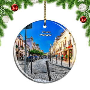 Portugal Tavira Island Christmas Ornament