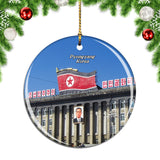 Pyongyang Metro Korea Christmas Ornament