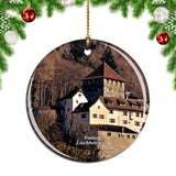 Vaduz Castle Liechtenstein Christmas Ornament