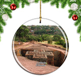 Rock-Hewn Churches of Lalibela Ethiopia Christmas Ornament