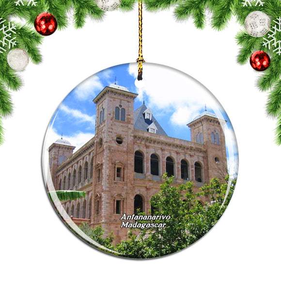 Royal Palace Antananarivo Madagascar Christmas Ornament