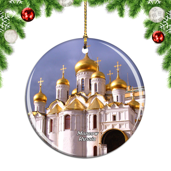 Russia Cathedral of the Annunciation Moscow Christmas Ornament