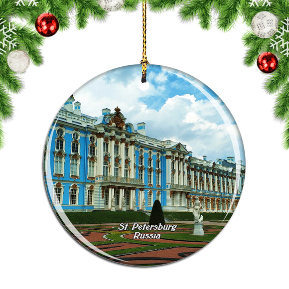 Russia Catherine Palace and Park St. Petersburg Christmas Ornament