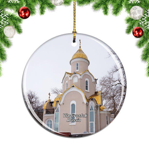 Russia Eastern Orthodox Church Vladivostok Christmas Ornament