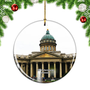 Russia Kazan Cathedral St. Petersburg Christmas Ornament