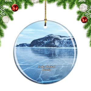 Russia Lake Baikal Christmas Ornament