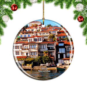 Ohrid Lake Macedonia Christmas Ornament