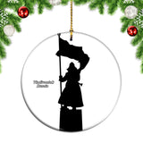 Russia Memorial Fighters Vladivostok Christmas Ornament