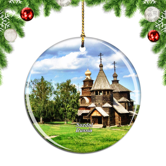 Russia Museum of Wooden Suzdal Christmas Ornament