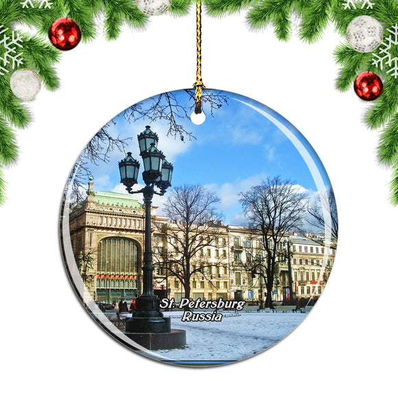 Russia Nevsky Prospekt St. Petersburg Christmas Ornament