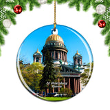 Russia St. Isaac¡¯s Square St. Petersburg Christmas Ornament