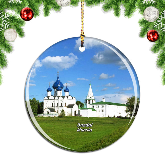 Russia Suzdal Kremlin Christmas Ornament